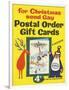 For Christmas Send Gay Postal Order Gift Cards, 4D Each with Envelope-null-Framed Art Print