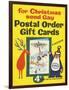 For Christmas Send Gay Postal Order Gift Cards, 4D Each with Envelope-null-Framed Art Print