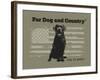 For Dog and Country-Dog is Good-Framed Art Print