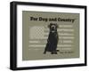 For Dog and Country-Dog is Good-Framed Art Print