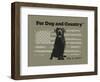 For Dog and Country-Dog is Good-Framed Art Print