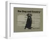 For Dog and Country-Dog is Good-Framed Art Print