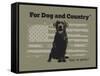 For Dog and Country-Dog is Good-Framed Stretched Canvas