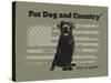 For Dog and Country-Dog is Good-Stretched Canvas