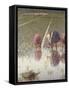 For Eighty Pennies-Angelo Morbelli-Framed Stretched Canvas