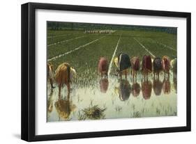 For Eighty Pennies-Angelo Morbelli-Framed Giclee Print