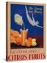 For Energy and Fitness, Eat and Drink More Citrus Fruits', Health Poster, C.1930-null-Stretched Canvas