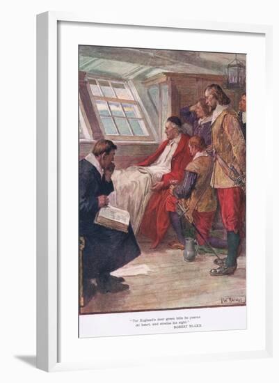 For England's Dear Green Hills He Yearns-William Rainey-Framed Giclee Print