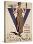 For Every Fighter a Woman Worker, 1st World War Ywca Propaganda Poster-Adolph Treidler-Stretched Canvas