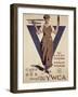 For Every Fighter a Woman Worker, 1st World War Ywca Propaganda Poster-Adolph Treidler-Framed Giclee Print