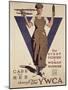 For Every Fighter a Woman Worker, 1st World War Ywca Propaganda Poster-Adolph Treidler-Mounted Giclee Print
