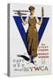 For Every Fighter a Woman Worker War Effort Poster by Adolph Triedler-null-Stretched Canvas