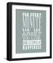 For Every Minute You Are Angry-null-Framed Giclee Print