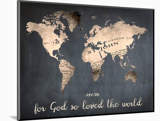 For God So Loved The World-Sheldon Lewis-Mounted Art Print