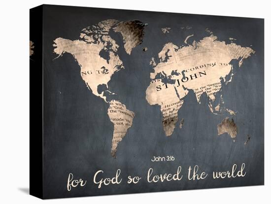 For God So Loved The World-Sheldon Lewis-Stretched Canvas