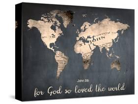 For God So Loved The World-Sheldon Lewis-Stretched Canvas