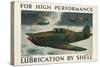 For High Performance Lubrication by Shell', an Advertising Poster (Colour Lithograph)-Robert Buhler-Stretched Canvas