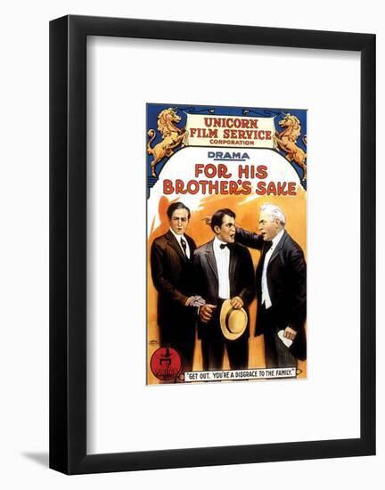 For His Brother's Sake - 1914-null-Framed Giclee Print