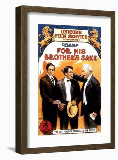 For His Brother's Sake - 1914-null-Framed Giclee Print