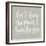 For I Know the Plans II-Imperfect Dust-Framed Art Print
