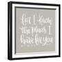 For I Know the Plans II-Imperfect Dust-Framed Art Print