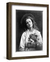 For I'M to Be Queen of the May, Mother, Illustration from 'The May Queen' by Alfred, Lord Tennyson-Julia Margaret Cameron-Framed Premium Giclee Print