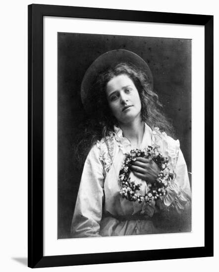 For I'M to Be Queen of the May, Mother, Illustration from 'The May Queen' by Alfred, Lord Tennyson-Julia Margaret Cameron-Framed Giclee Print