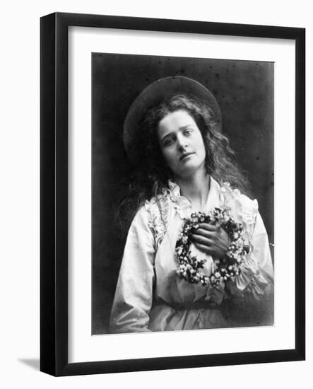 For I'M to Be Queen of the May, Mother, Illustration from 'The May Queen' by Alfred, Lord Tennyson-Julia Margaret Cameron-Framed Giclee Print