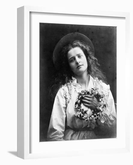 For I'M to Be Queen of the May, Mother, Illustration from 'The May Queen' by Alfred, Lord Tennyson-Julia Margaret Cameron-Framed Giclee Print