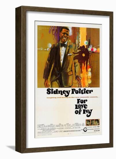 For Love of Ivy, Sidney Poitier, 1968-null-Framed Art Print