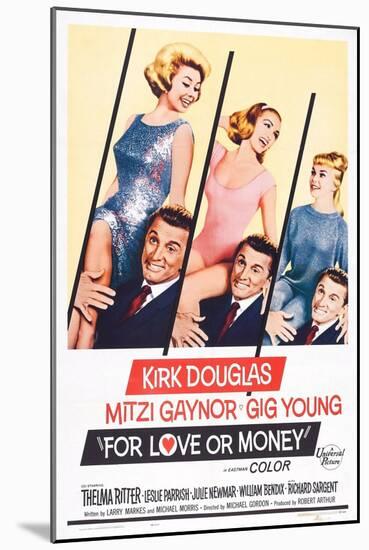 For Love or Money, 1963-null-Mounted Art Print