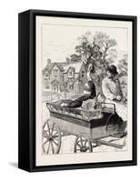 For My Host Speedily Devised the Plan of Forwarding Me to the Railway Station in a Farm Waggon-null-Framed Stretched Canvas