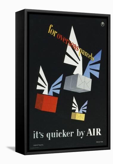 For Overseas Parcels it's Quicker by Air-MH Armengol-Framed Stretched Canvas