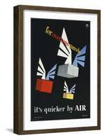 For Overseas Parcels it's Quicker by Air-MH Armengol-Framed Art Print