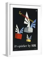 For Overseas Parcels it's Quicker by Air-MH Armengol-Framed Art Print