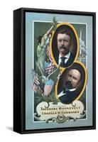 For President, Theodore Roosevelt, for Vice President, Charles W. Fairbanks-Roesch Lithograph Co-Framed Stretched Canvas