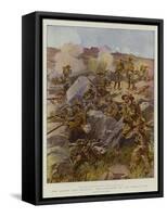 For Queen and Country, the Soldiers of the Great City-Frederic De Haenen-Framed Stretched Canvas