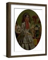 For Sale, 1857-James Collinson-Framed Giclee Print