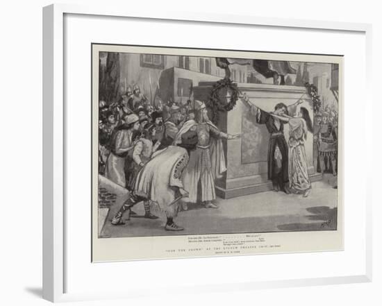 For the Crown at the Lyceum Theatre, Act Iv, Last Scene-Henry Marriott Paget-Framed Giclee Print