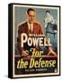 For the Defense, William Powell, Kay Francis, 1930-null-Framed Stretched Canvas