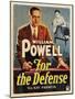 For the Defense, William Powell, Kay Francis, 1930-null-Mounted Art Print