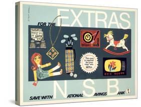 For the Extras - National Savings Bank-Stan Krol-Stretched Canvas