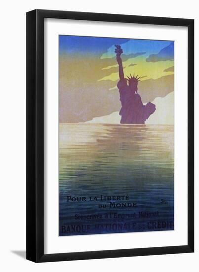 "For the Freedom of the World", 1917-Sem-Framed Premium Giclee Print