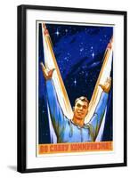 For the Glory of Communism-null-Framed Art Print