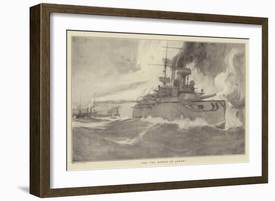 For the Honor of Japan-Henry Reuterdahl-Framed Giclee Print