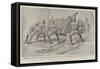 For the Khalifa's Benefit, Embarking Siege Guns for Omdurman-William T. Maud-Framed Stretched Canvas