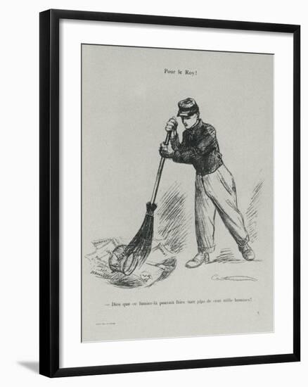 For the King!, 1899-null-Framed Giclee Print