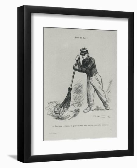 For the King!, 1899-null-Framed Giclee Print