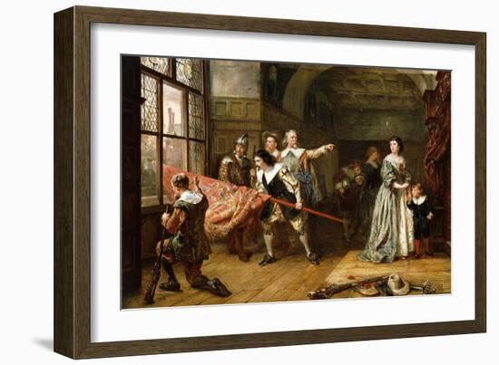 For the King-Robert Alexander Hillingford-Framed Giclee Print