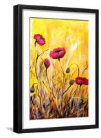 For The Love Of Poppies-Ruth Palmer-Framed Art Print